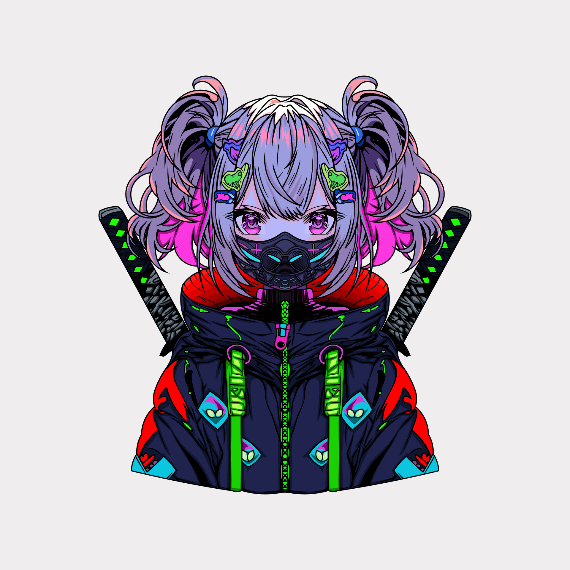 Cyberpunk Anime Girl